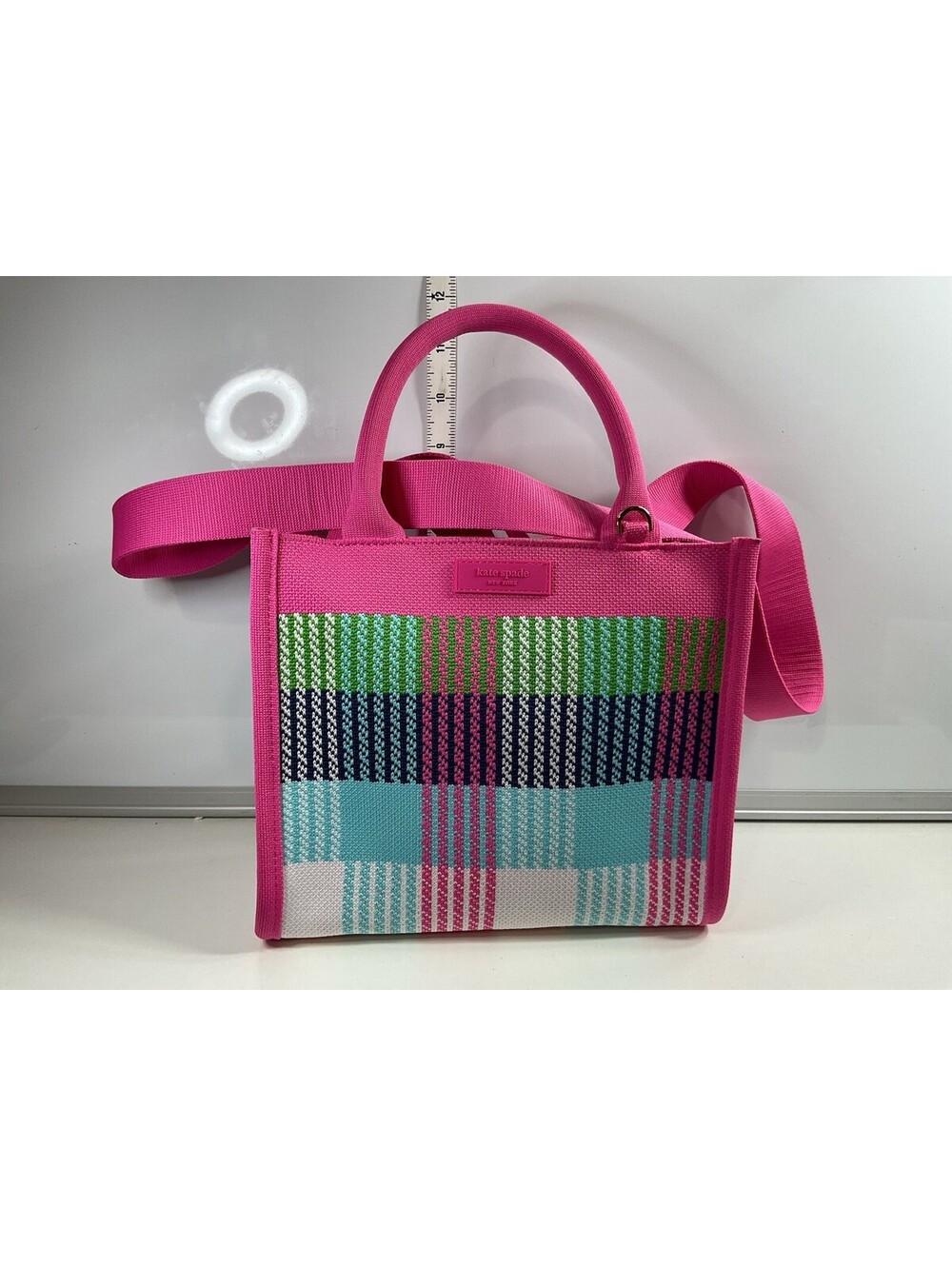 Kate Spade New York X Target Pink Plaid Crossbody Bag NEW